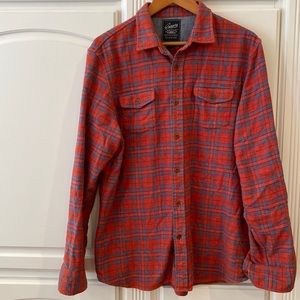 Men’s Red Plaid Flannel